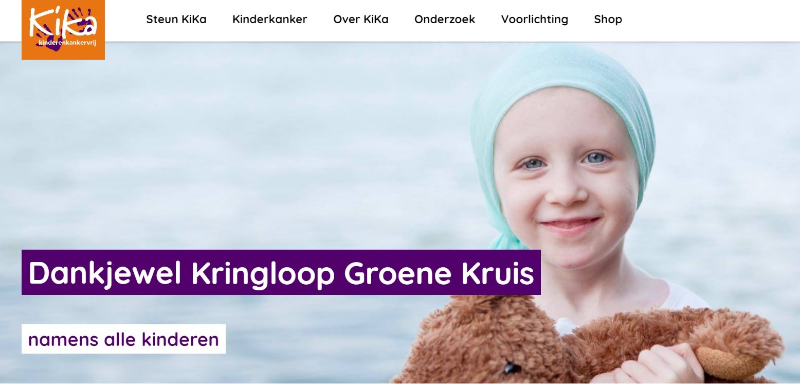 Kringloop Groene Kruis - Huisontruiming sponsering goede doel 